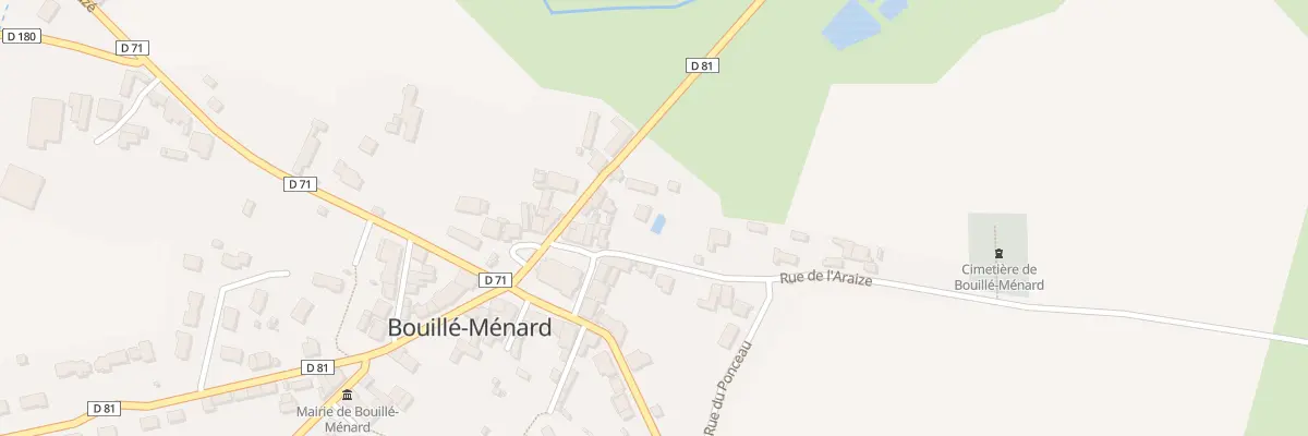 Plan du 6 Rte de Châtelais à Bouillé-Ménard