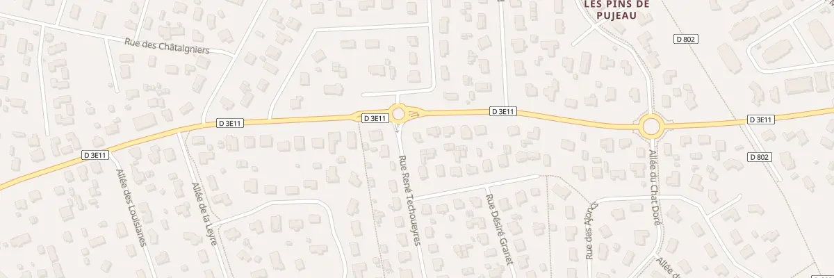 Plan du 20 Rue Rene Techoueyres à Biganos