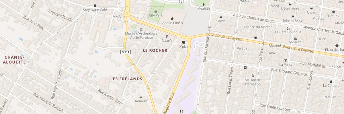Plan du 16 Rue Burot à Rochefort