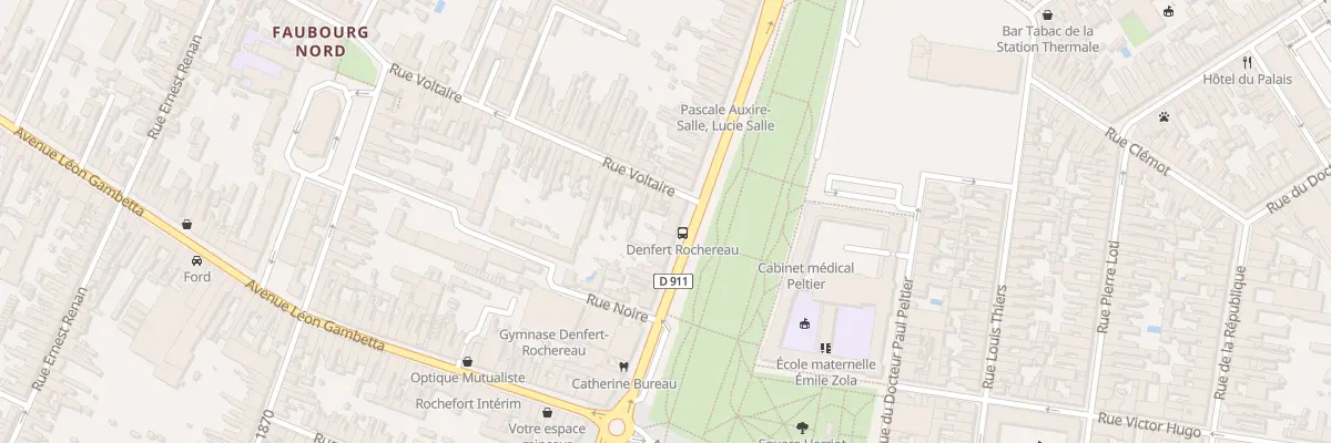 Plan du 25B Rue Denfert Rochereau à Rochefort