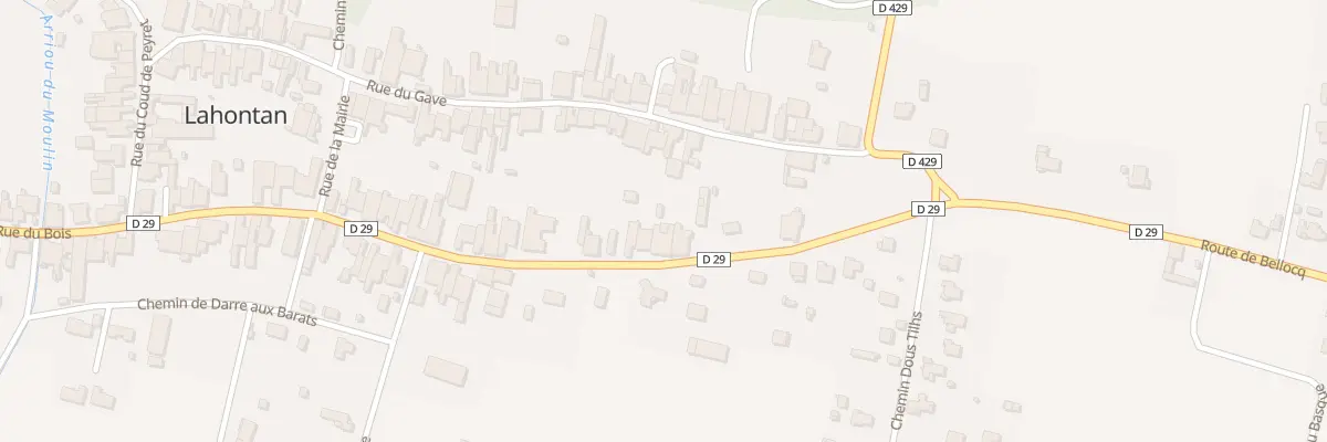 Plan du 71 Rue du Bois à Lahontan