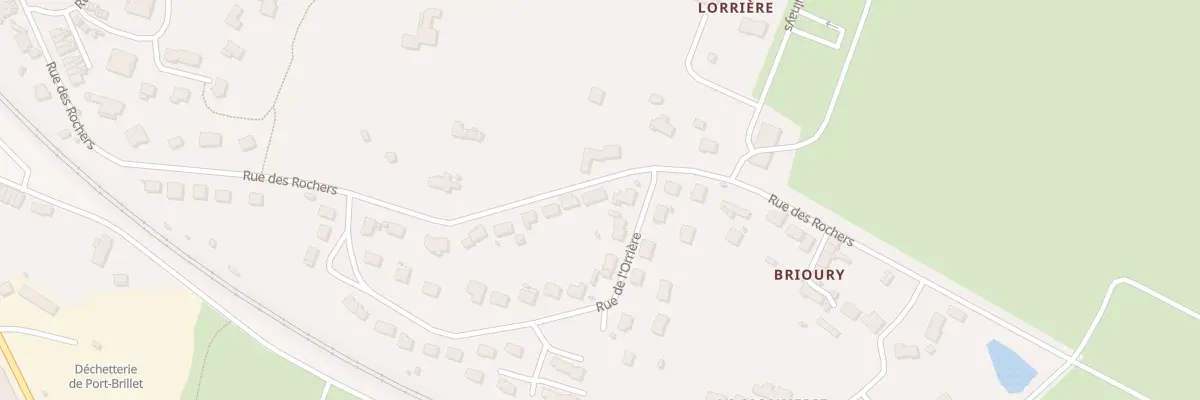 Plan du 61 Rue des Rochers à Port-Brillet