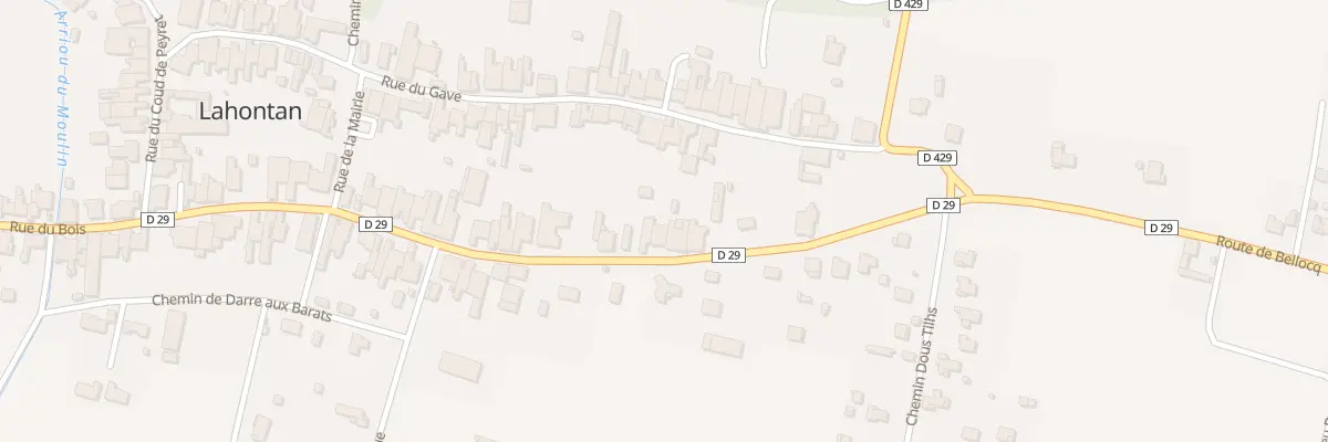 Plan du 69 Rue du Bois à Lahontan