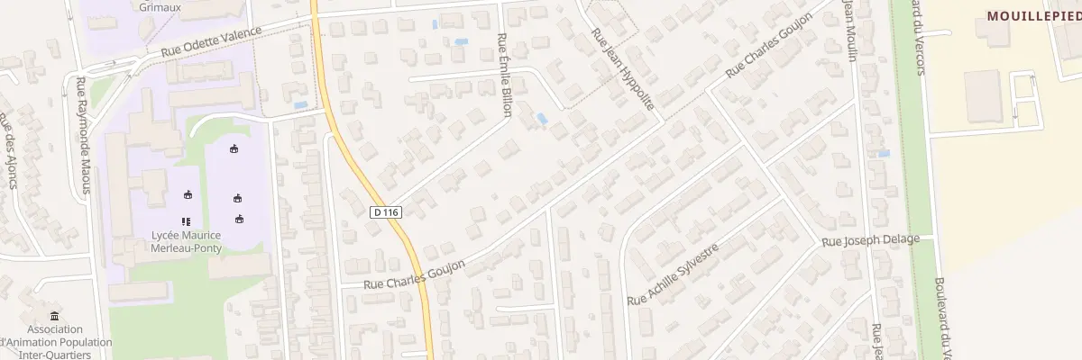 Plan du 20 Rue Charles Goujon à Rochefort