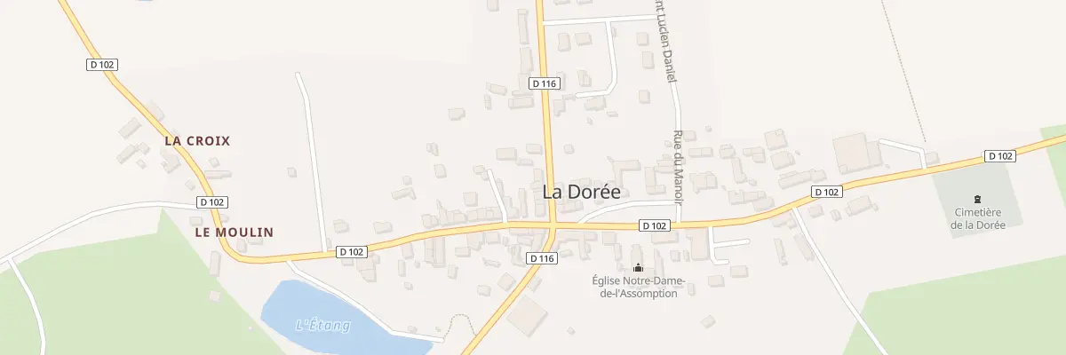 Plan du 9B Rue de la Libération à La Dorée
