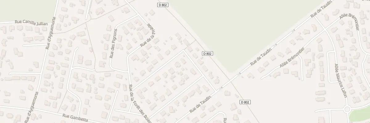 Plan du 20 Rue de la Forêt des Boiens à Biganos