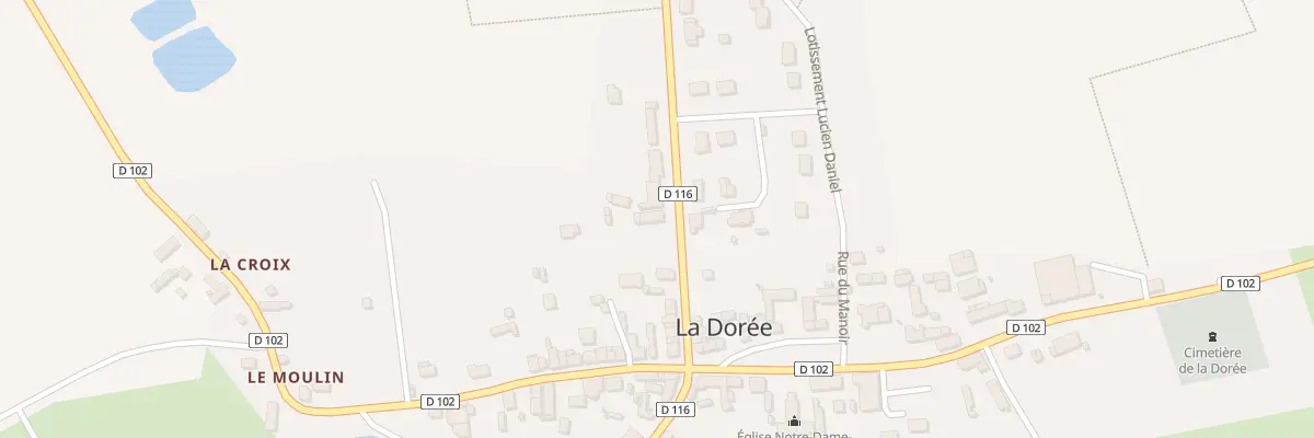 Plan du 15 Rue de la Libération à La Dorée