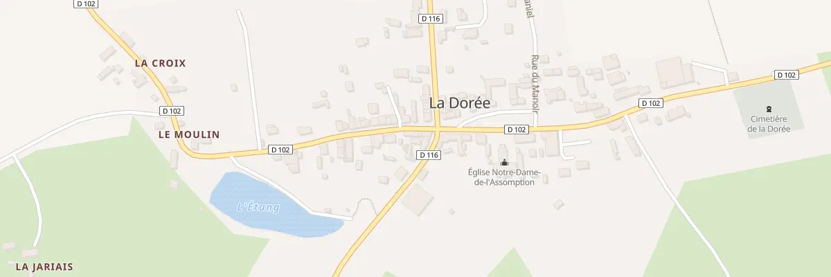 Plan du 7 Rue des Sabotiers à La Dorée