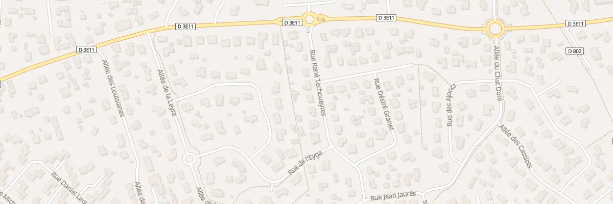 Plan du 13 Rue Rene Techoueyres à Biganos