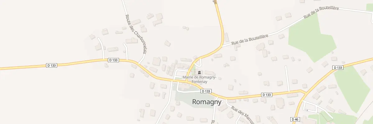 Plan du 13 Pl de la Mairie - Romagny à Romagny Fontenay