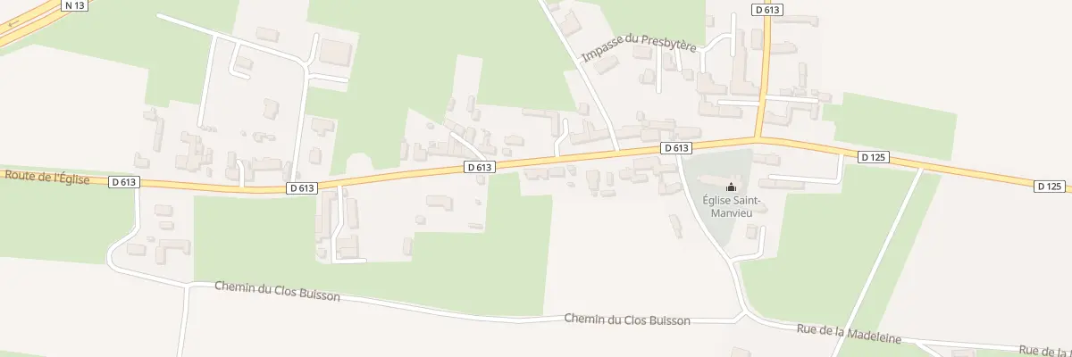 Plan du 11 Rte de l’Église à Longueville