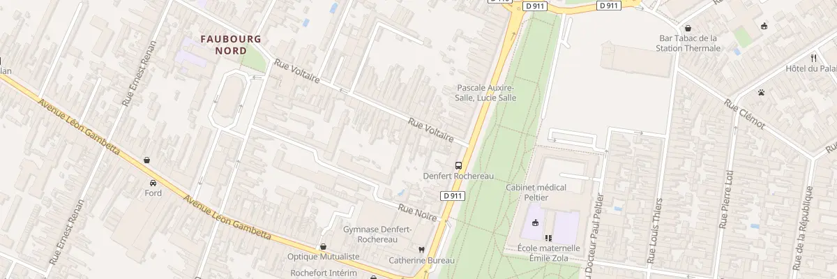 Plan du 10 Rue Voltaire à Rochefort
