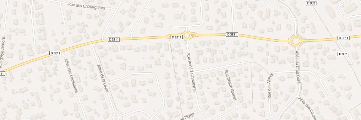 Plan du 19 Rue Rene Techoueyres à Biganos