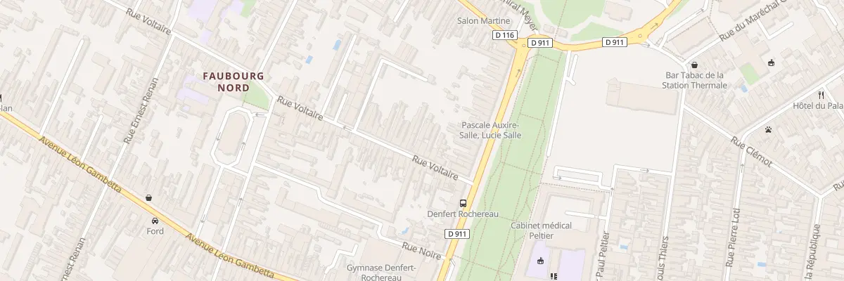 Plan du 7 Rue Voltaire à Rochefort