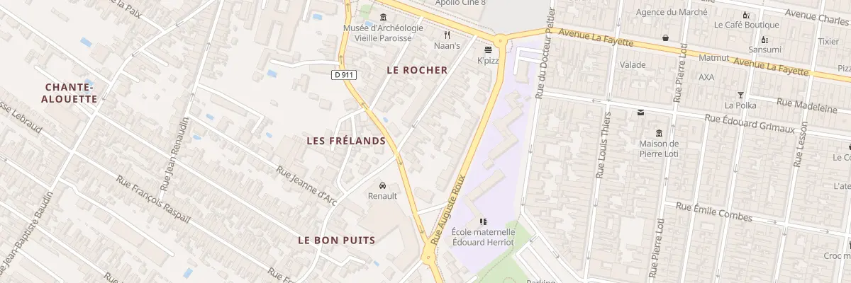 Plan du 38 Rue Burot à Rochefort