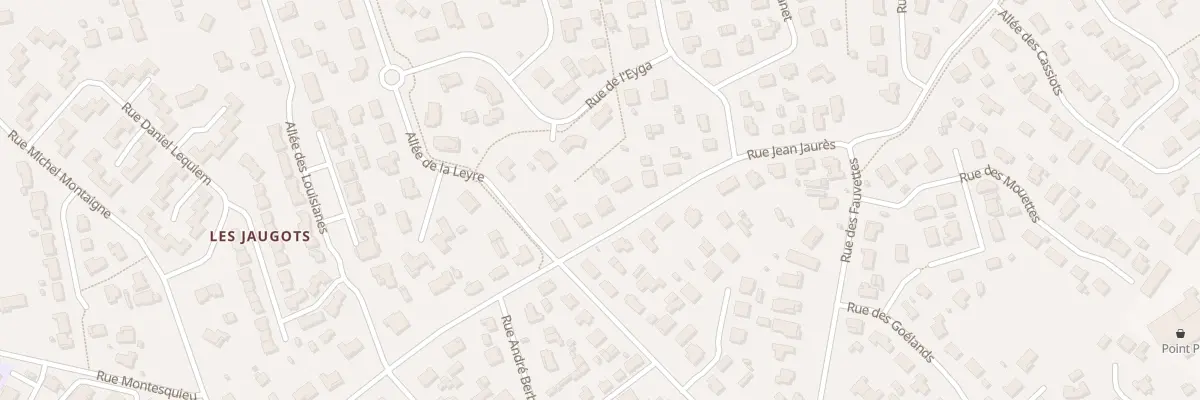 Plan du 39 Rue Jean Jaurès à Biganos