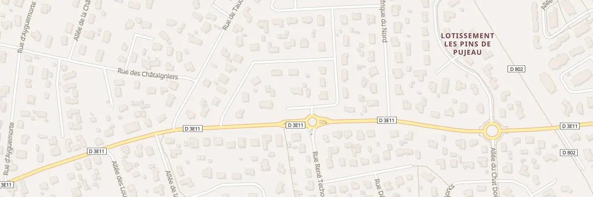 Plan du 63 Rue Georges Clémenceau à Biganos