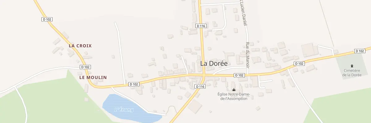 Plan du 6 Rue des Sabotiers à La Dorée