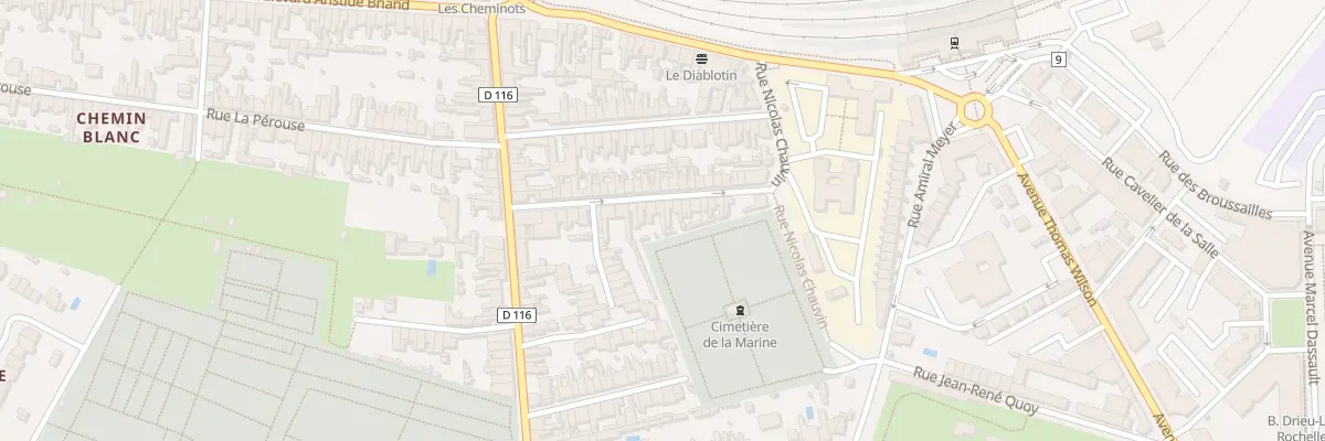 Plan du 22 Rue Guesdon à Rochefort