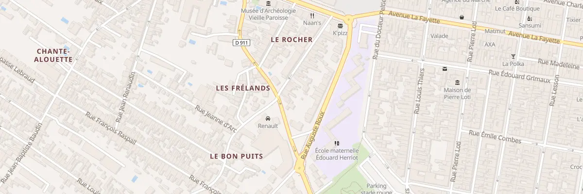 Plan du 42 Rue Burot à Rochefort