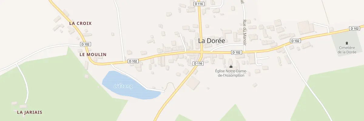 Plan du 9 Rue des Sabotiers à La Dorée