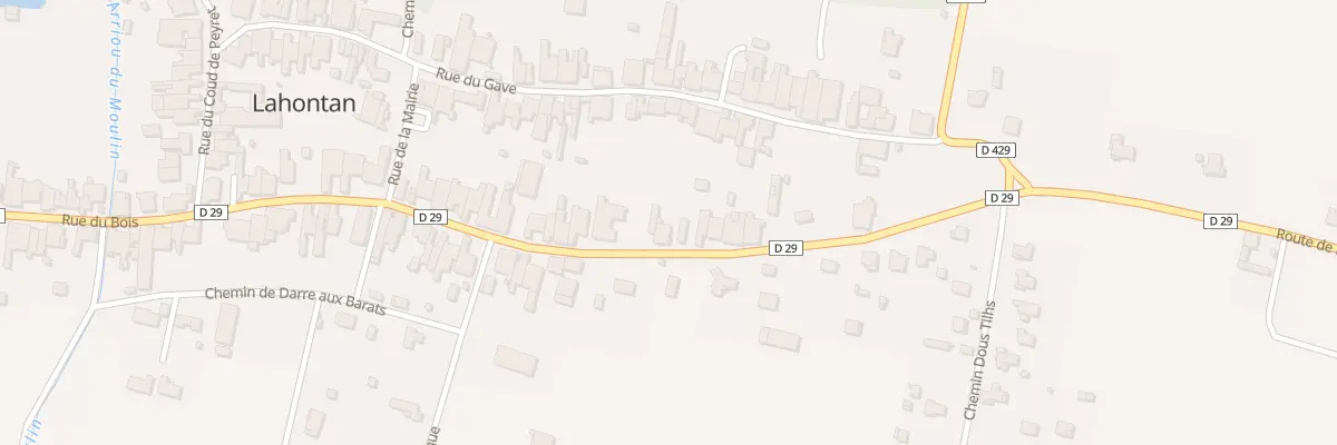 Plan du 65B Rue du Bois à Lahontan