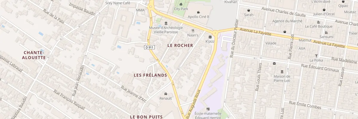 Plan du 19 Rue Burot à Rochefort