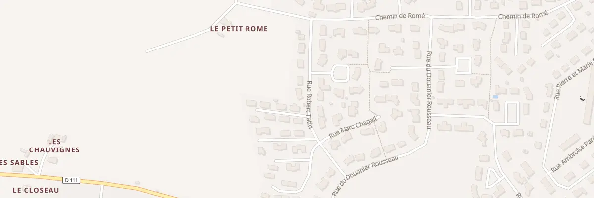 Plan du 1 Rue Robert Tatin à Craon