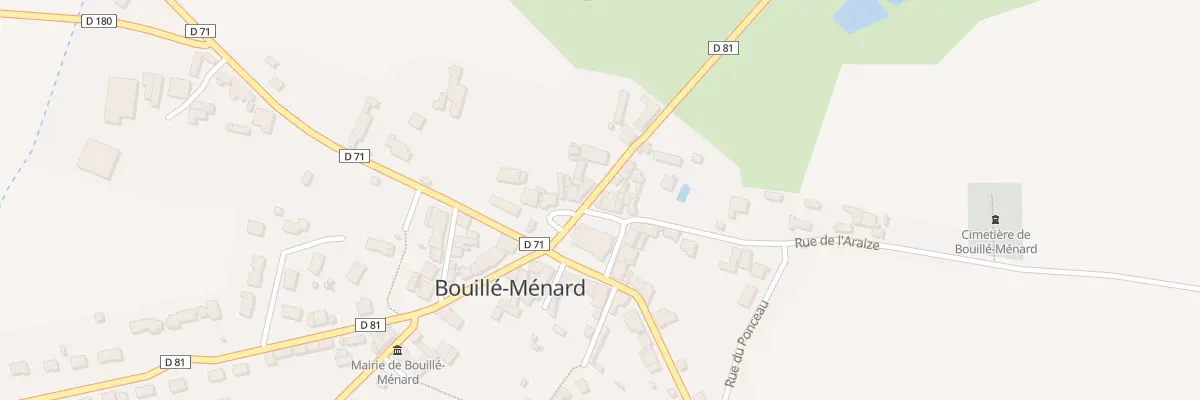 Plan du 2 Rue de Châtelais à Bouillé-Ménard