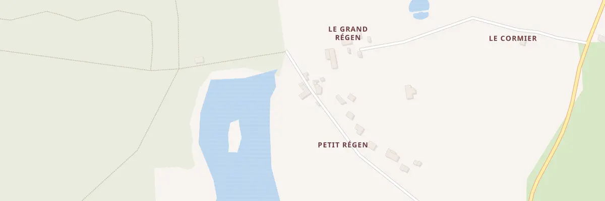 Plan du 1 Petit Regen à La Brûlatte