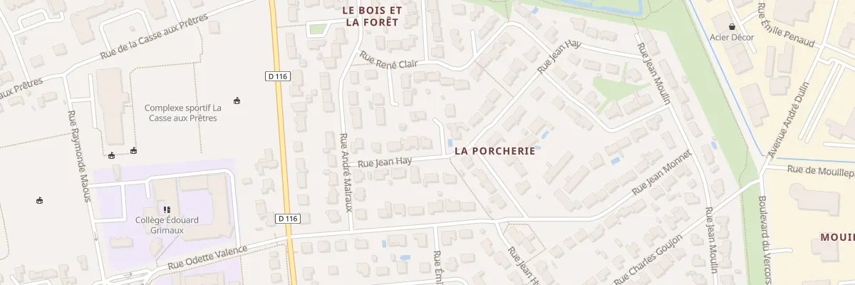 Plan du 10 Rue Jean Hay à Rochefort
