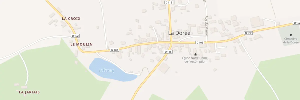 Plan du 11 Rue des Sabotiers à La Dorée