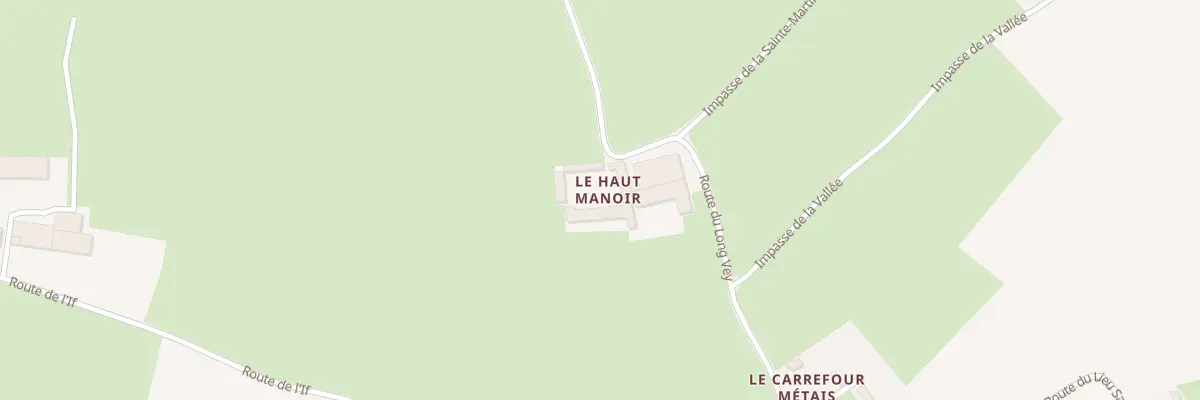Plan du 5025 Le Haut Manoir à La Folie