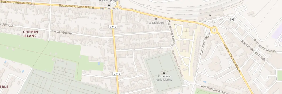 Plan du 19 Rue Guesdon à Rochefort