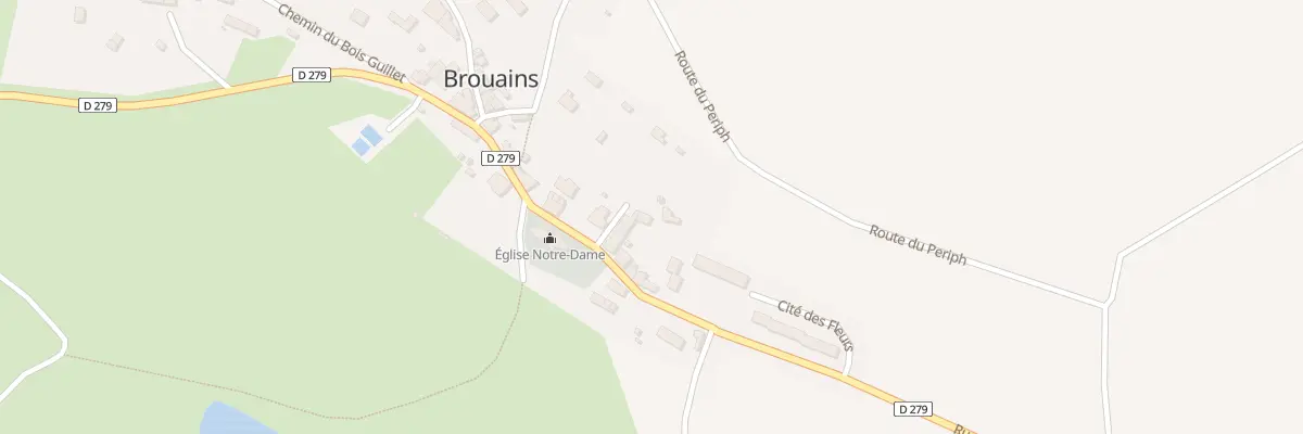 Plan du 14 Rue de l’Eglise à Brouains
