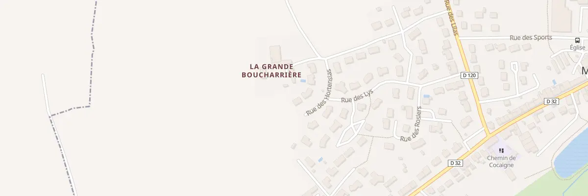Plan du 8 Rue des Hortensias à Montjean