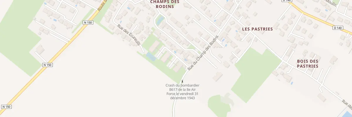 Plan du 19 Rue du Champ des Bodins à Médis