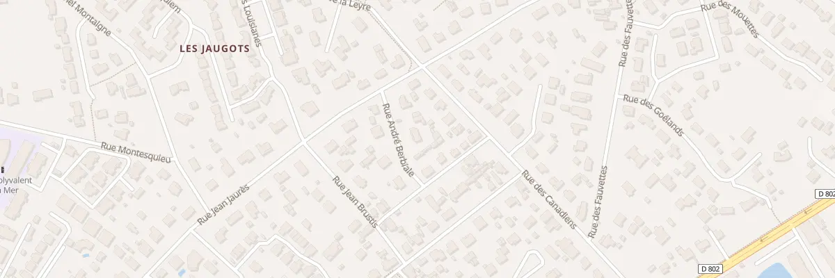 Plan du 1 Rue Andre Berbiale à Biganos