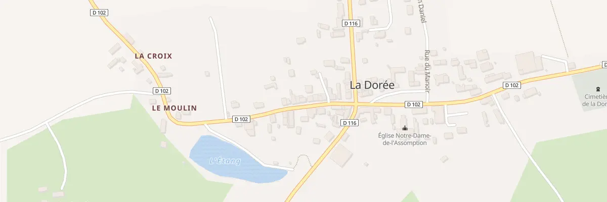 Plan du 16 Rue des Sabotiers à La Dorée