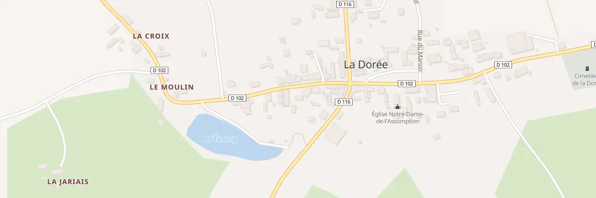 Plan du 13 Rue des Sabotiers à La Dorée