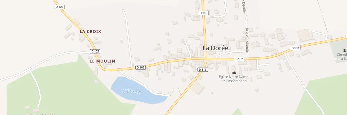 Plan du 18 Rue des Sabotiers à La Dorée