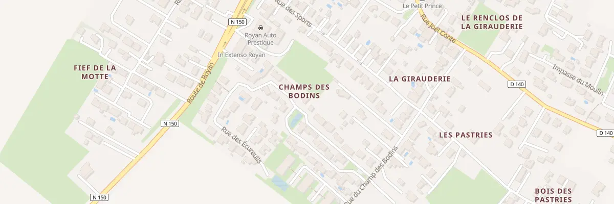Plan du 11 Rue des Écureuils à Médis