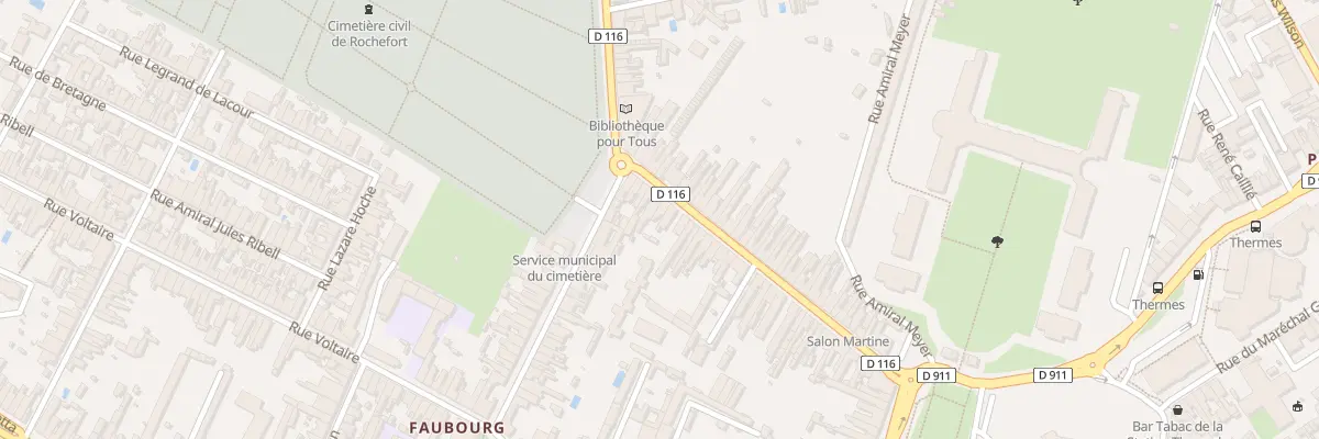 Plan du 40 Rue Pasteur à Rochefort