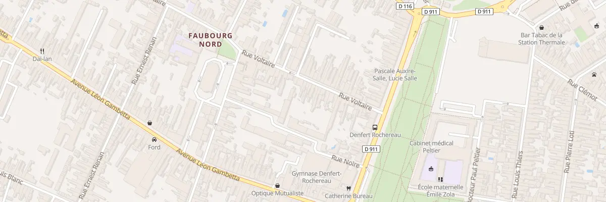 Plan du 32 Rue Voltaire à Rochefort