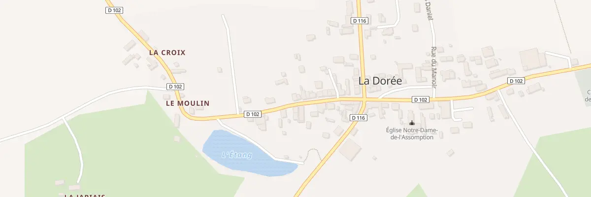 Plan du 22 Rue des Sabotiers à La Dorée