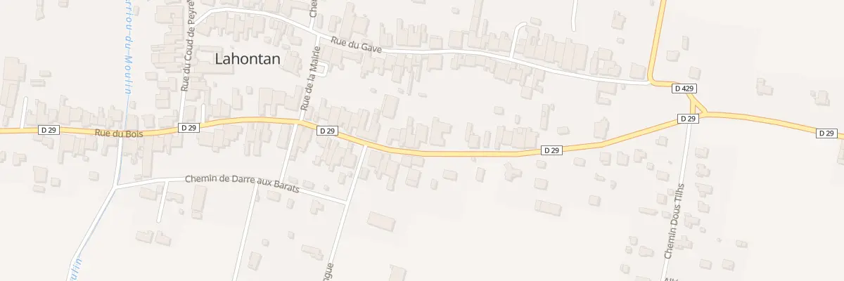 Plan du 61 Rue du Bois à Lahontan