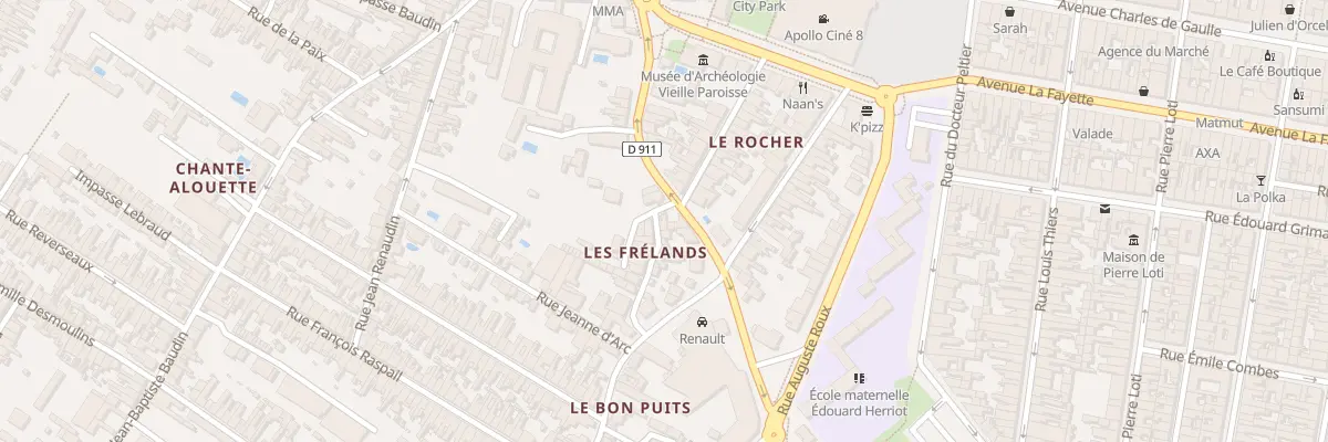Plan du 2B Rue des Frelands à Rochefort