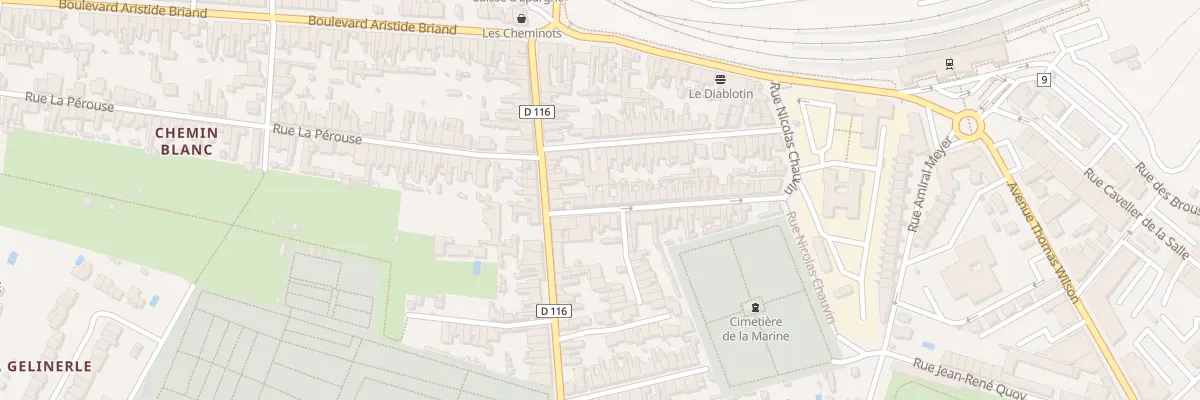 Plan du 5 Rue Guesdon à Rochefort