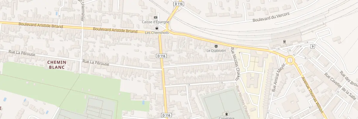Plan du 5 Rue Colbert du Terron à Rochefort