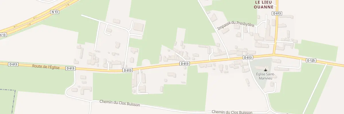 Plan du 28 Rte de l’Église à Longueville